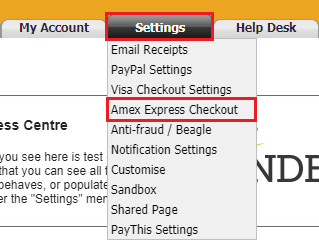 How Do I Activate Amex Express Checkout In My Sandbox Account