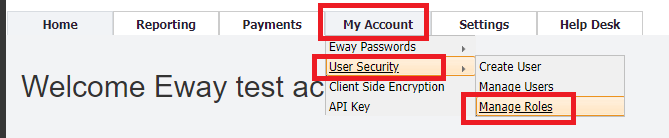 How do I set up my Sandbox API key and password?